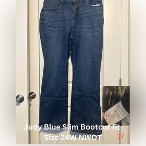 Judy Blue slim bootcut size 24W